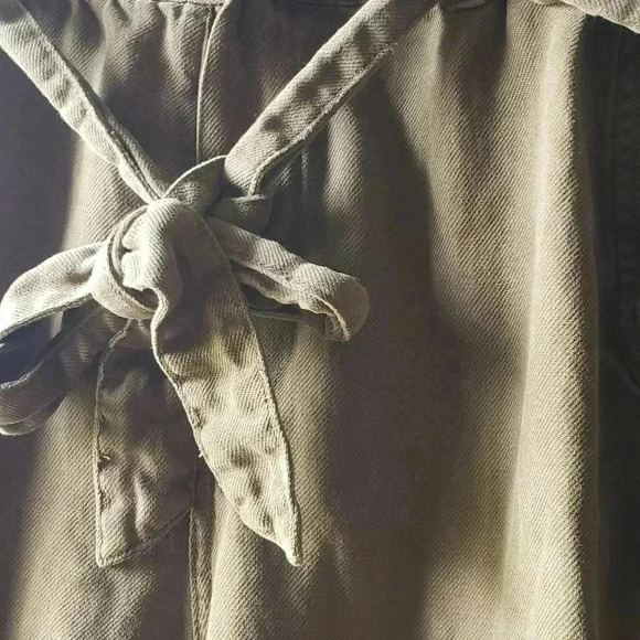 Aerie pants army green‎ women's size medium with belt - Picture 4 of 4